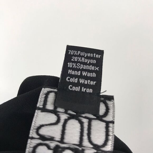 Clara Sun Woo Dress Jersey Sleeveless Faux Wrap - Picture 6 of 6